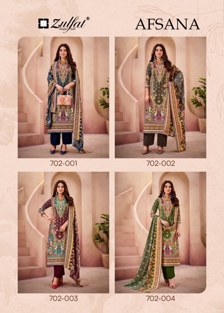 ZULFAT DESIGNER AFSANA PASHMINA WOOLLEN SUITS