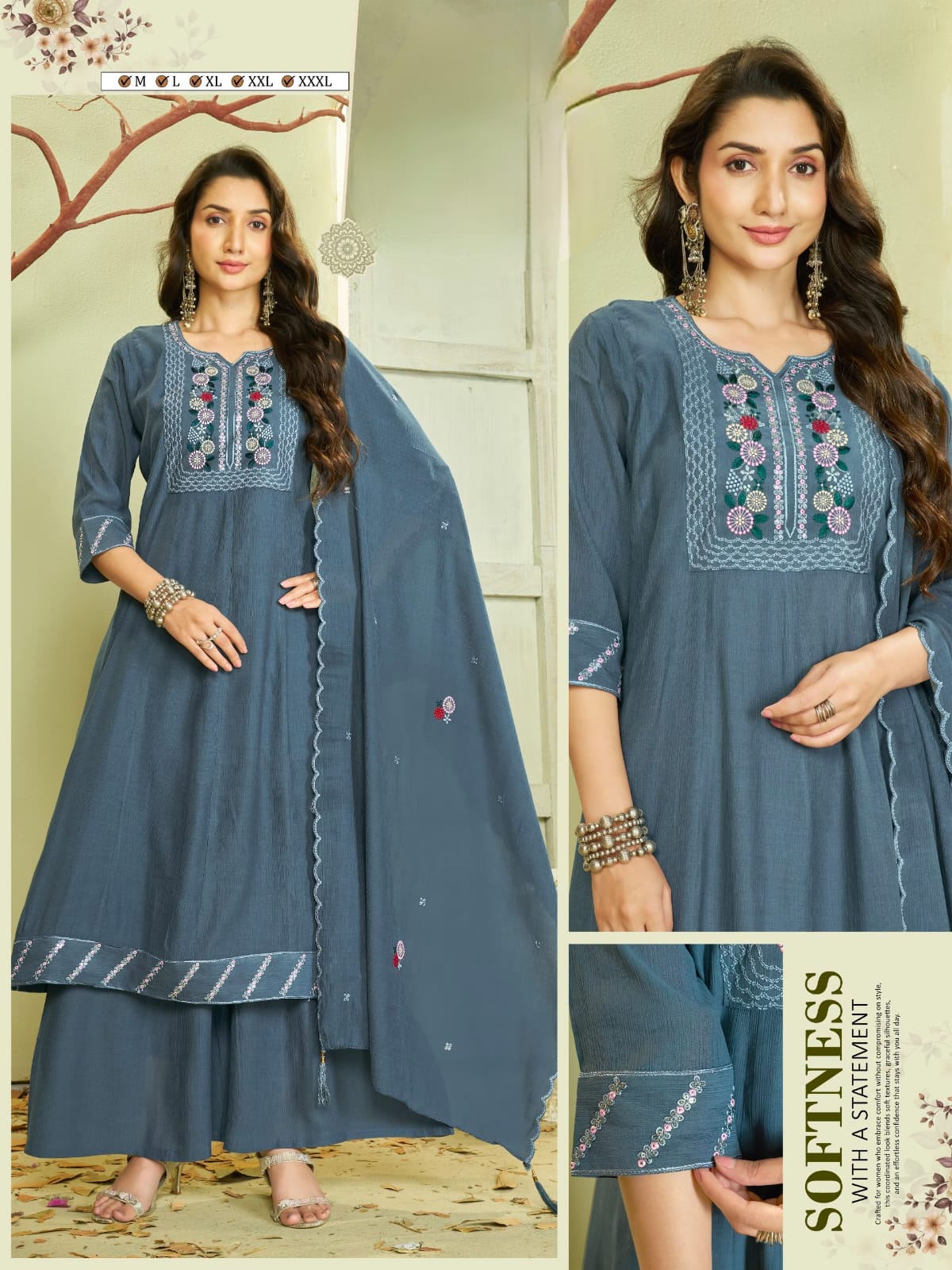 DESIGNER LONG GOWN COLLECTION WHOLESALER SURAT