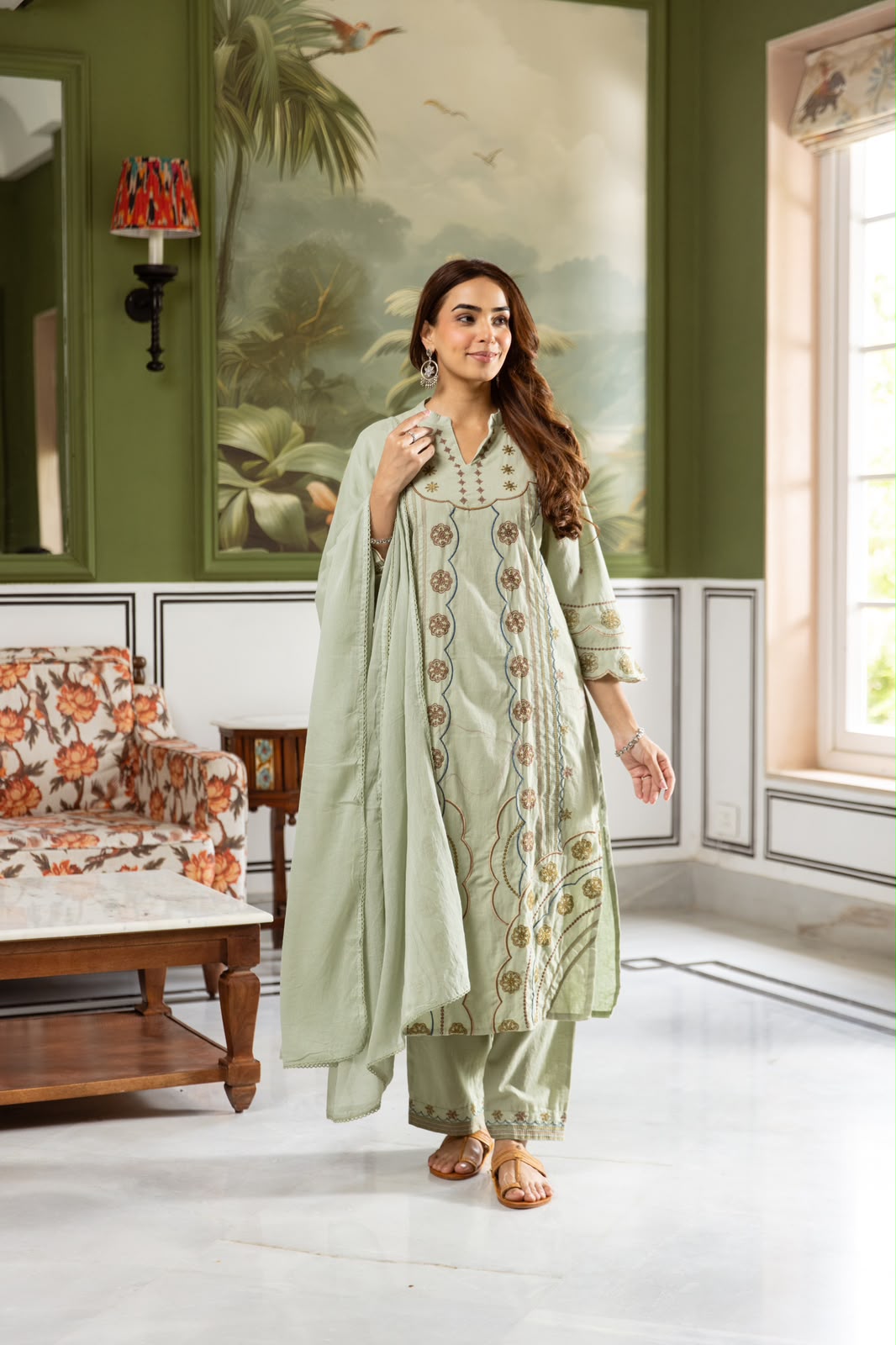 DESIGNER THREE PIECE COLLECTION WHOLESALER SURAT