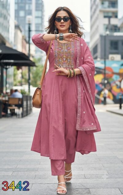 FANCY 3 PIECE KURTI COMBO IN WHOLESALE PRICE