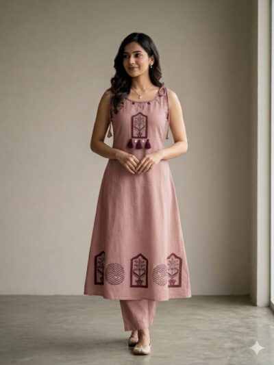 FANCY COTTON EMBROIDERD KURTI SUPPLIER