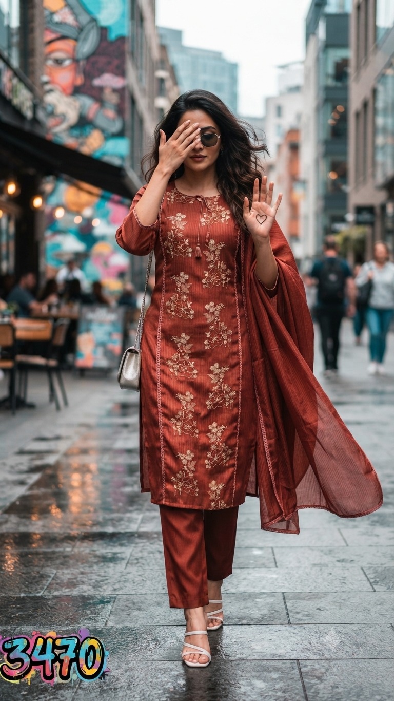 LATEST FANCY DESIGNER THREE PIECE COMBO WHOLESALE