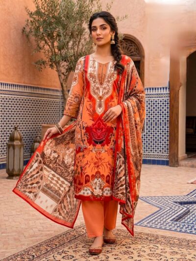 PURE COTTON THREE PIECE KURTI IN WHOLESALE PRICE