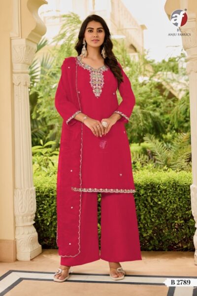 ANJU FABRICS D NO B 2789 & 2890 PARTYWEAR COLLECTION