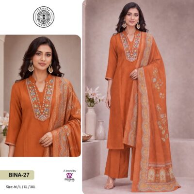 BINA 29 THREE PIECE READYMADE SET IN WHOLESALE