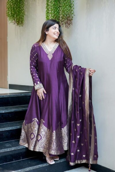 DESIGNER ANARKALI LONG GOWN SET IN WHOLESALE
