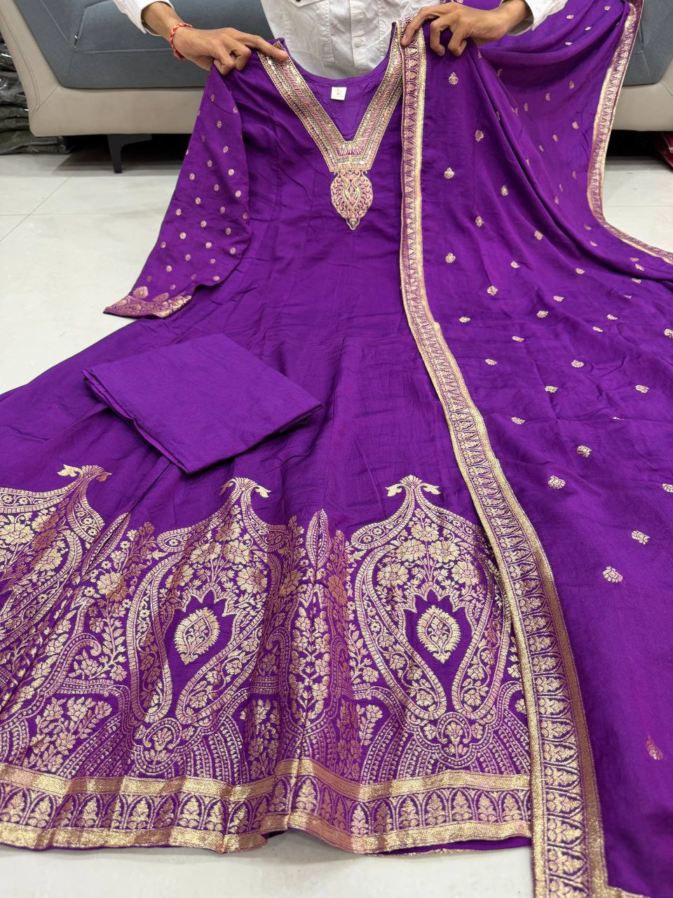 DESIGNER ANARKALI LONG GOWN SET IN WHOLESALE