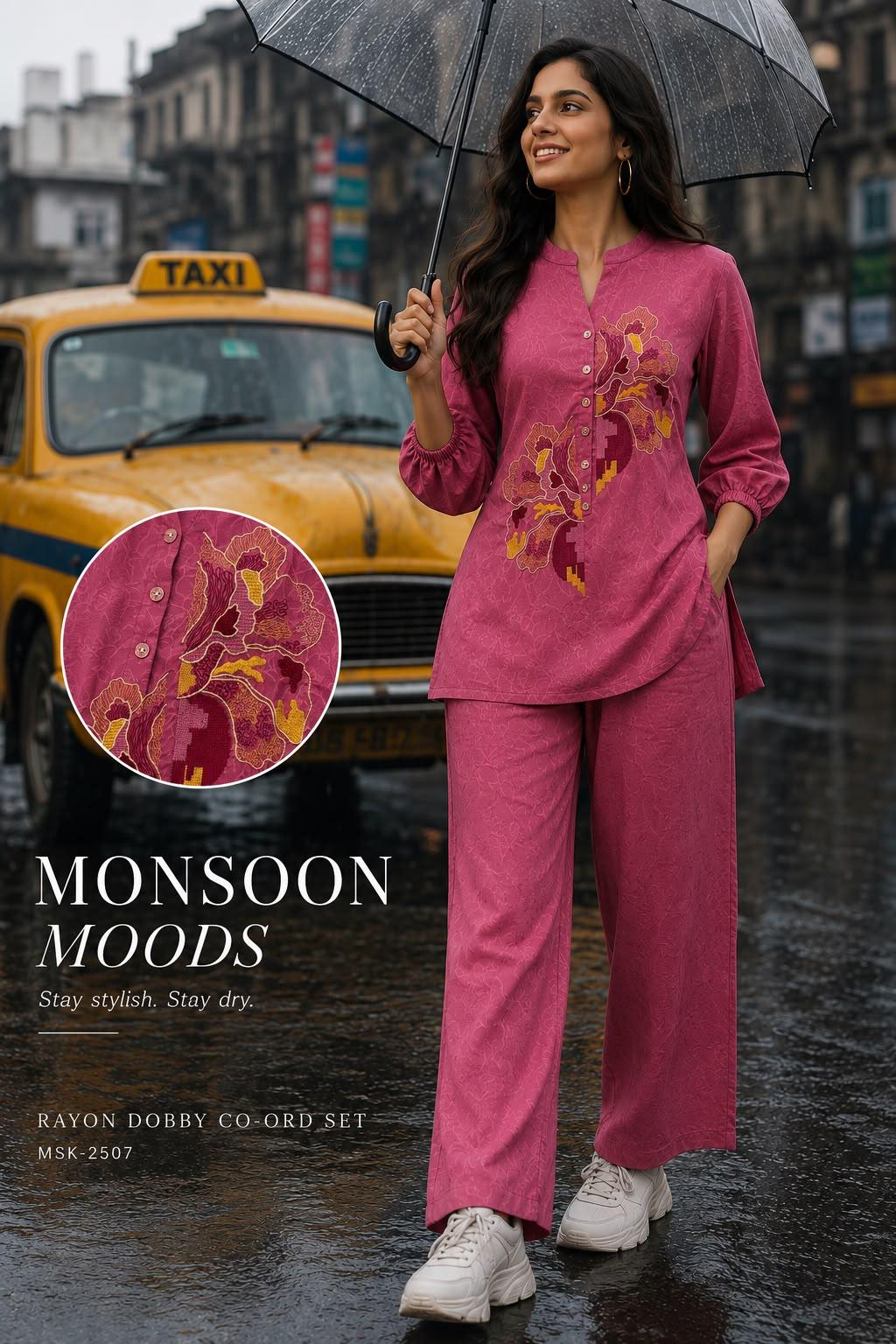 DESIGNER CO ORD SET COMBO IN WHOLESALE PRICE