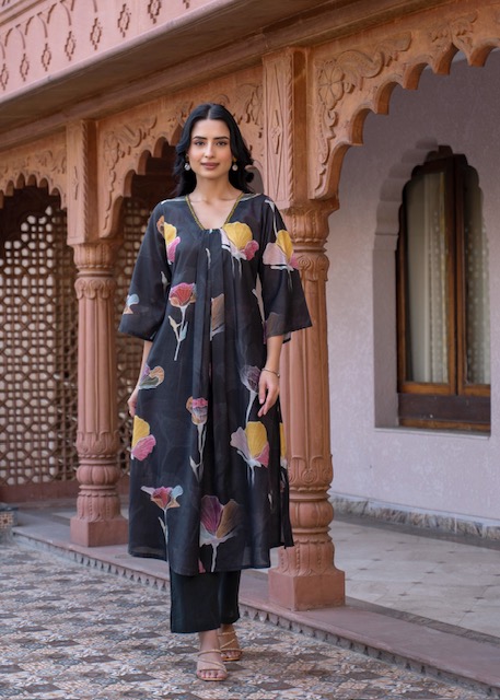 DESIGNER COTTON LONG GOWN COMBO IN WHOLESALE