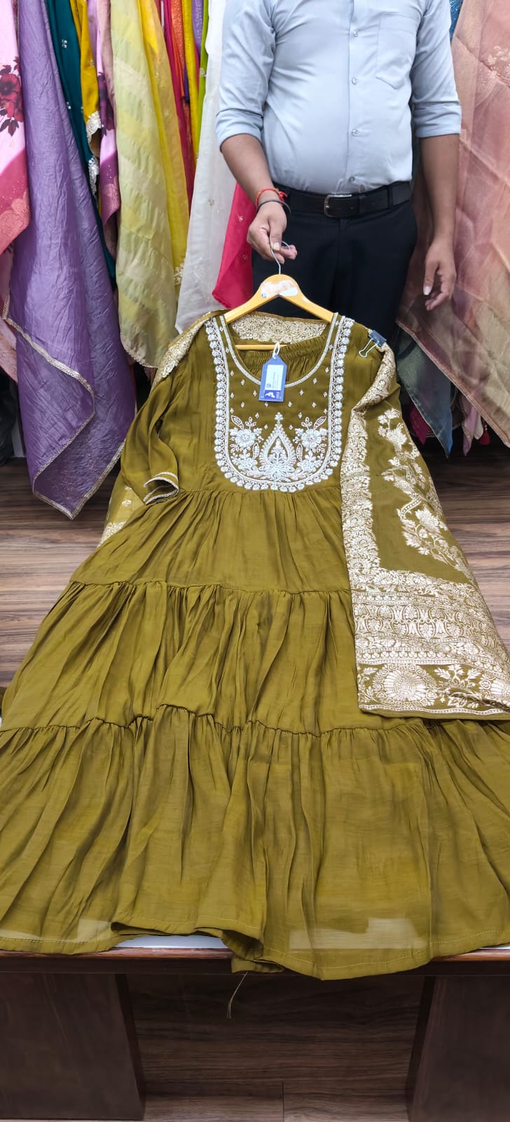 DESIGNER LONG GOWN COMBO IN WHOLESALE PRICE