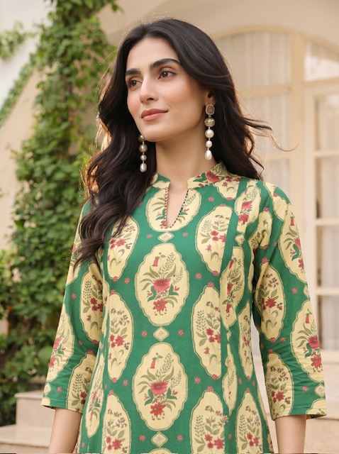 DESIGNER PRINTED KURTI COMBO IN WHOLESALE