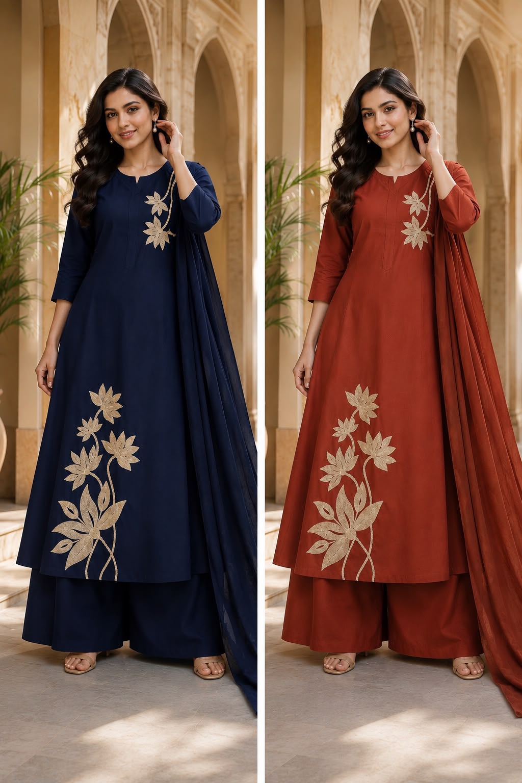 DESIGNER THREE PIECE COMBO SET IN WHOLESALE