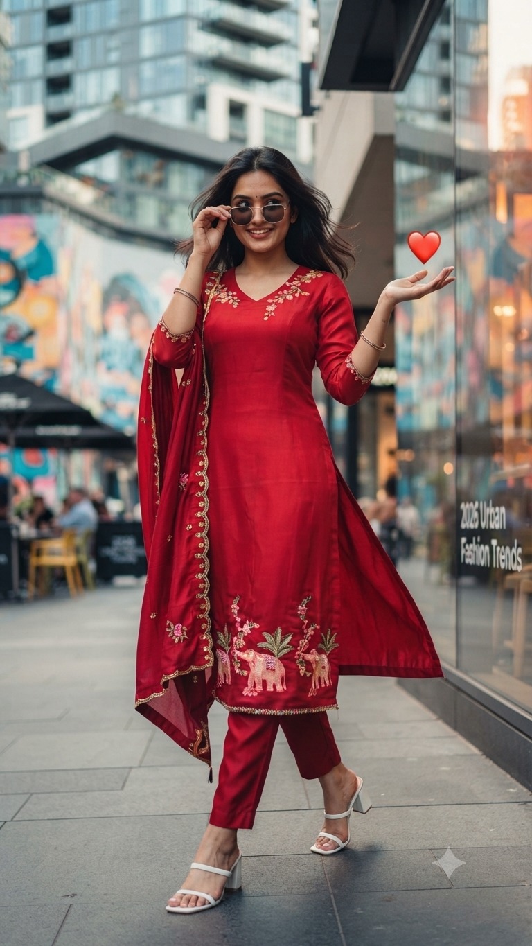 DESIGNER THREE PIECE READYMADE SET IN WHOLESALE