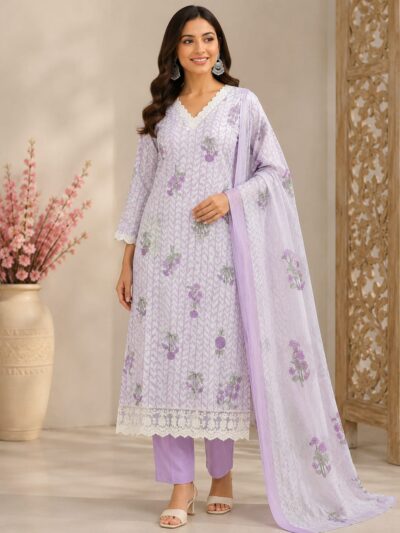 FANCY COTTON THREE PIECE SET WHOLESALE