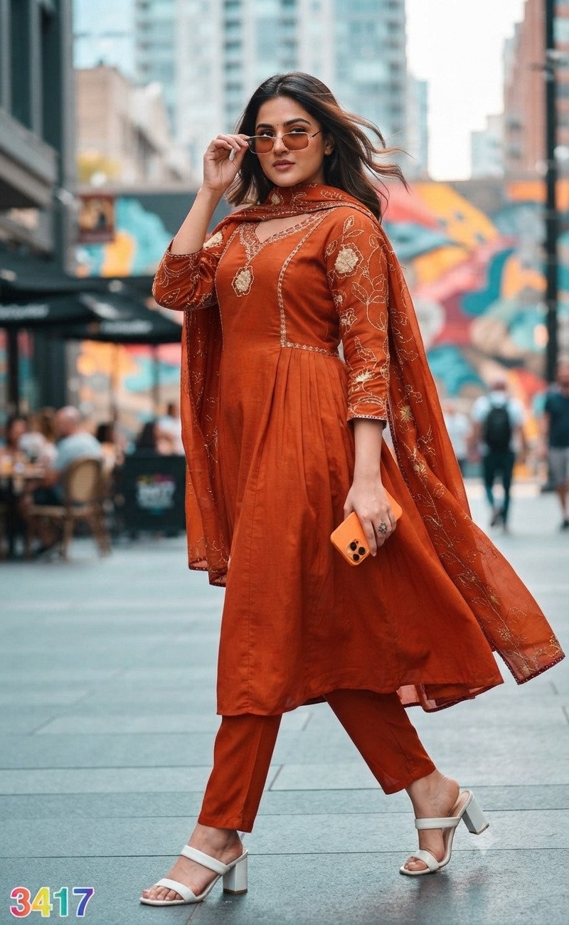 FANCY EMBROIDERED THREE PIECE COLLECTION