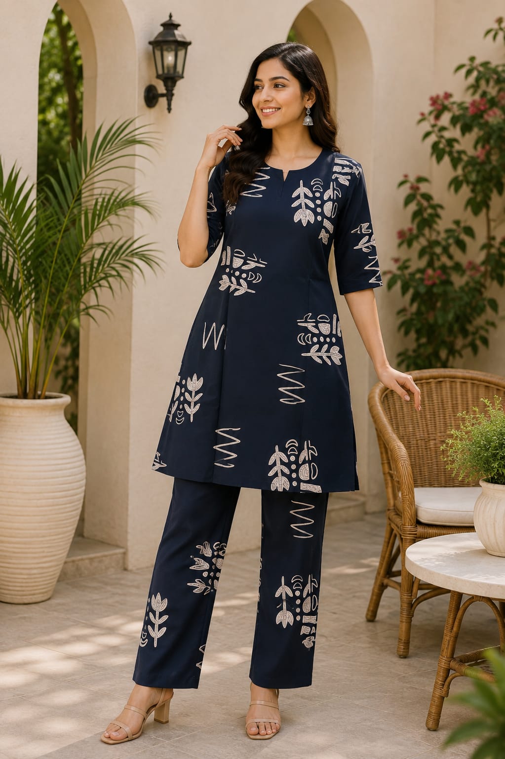 FANCY RAYON PRINTED CO ORD SET COMBO IN WHOLESALE