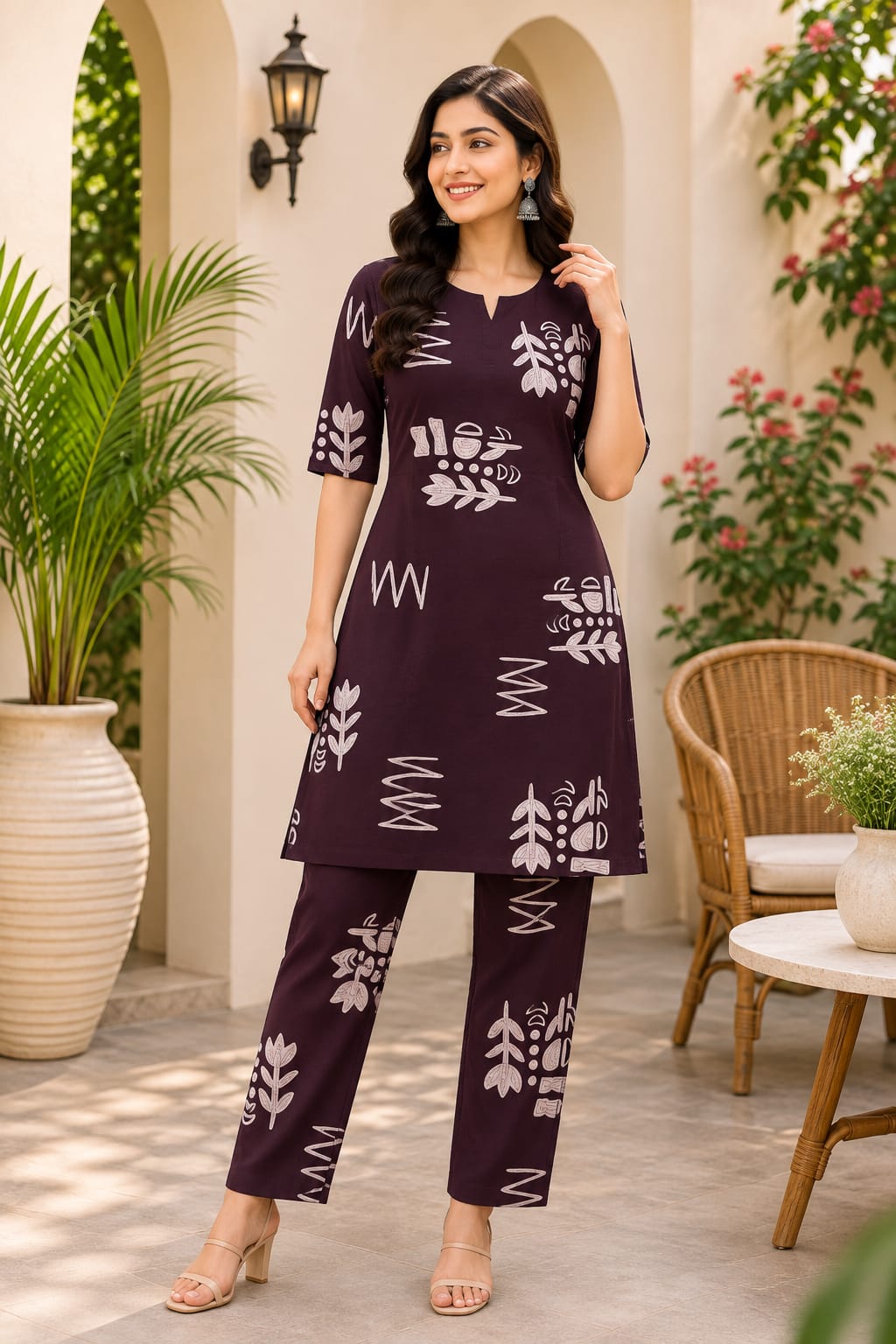 FANCY RAYON PRINTED CO ORD SET COMBO IN WHOLESALE