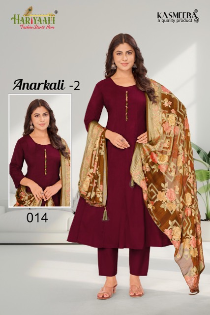 HARIYAALI ANARKALI VOL 2 THREE PIECE IN WHOLESALE
