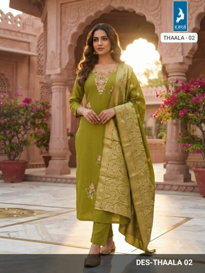 KAYA KURTI THAALA THREE PIECE SET COMBO WHOLESALE