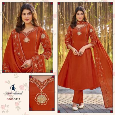 LADIES DESIGNER D NO 3417 TO 3419 THREE PIECE SET