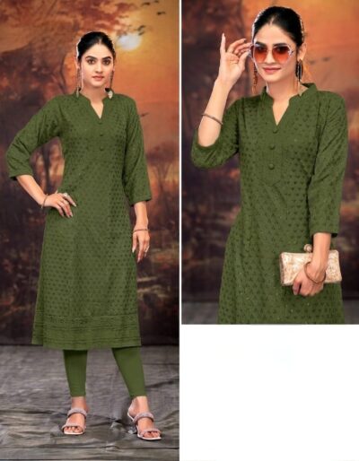 LATEST CHIKANKARI TWO PIECE SET IN WHOLESALE PRICE