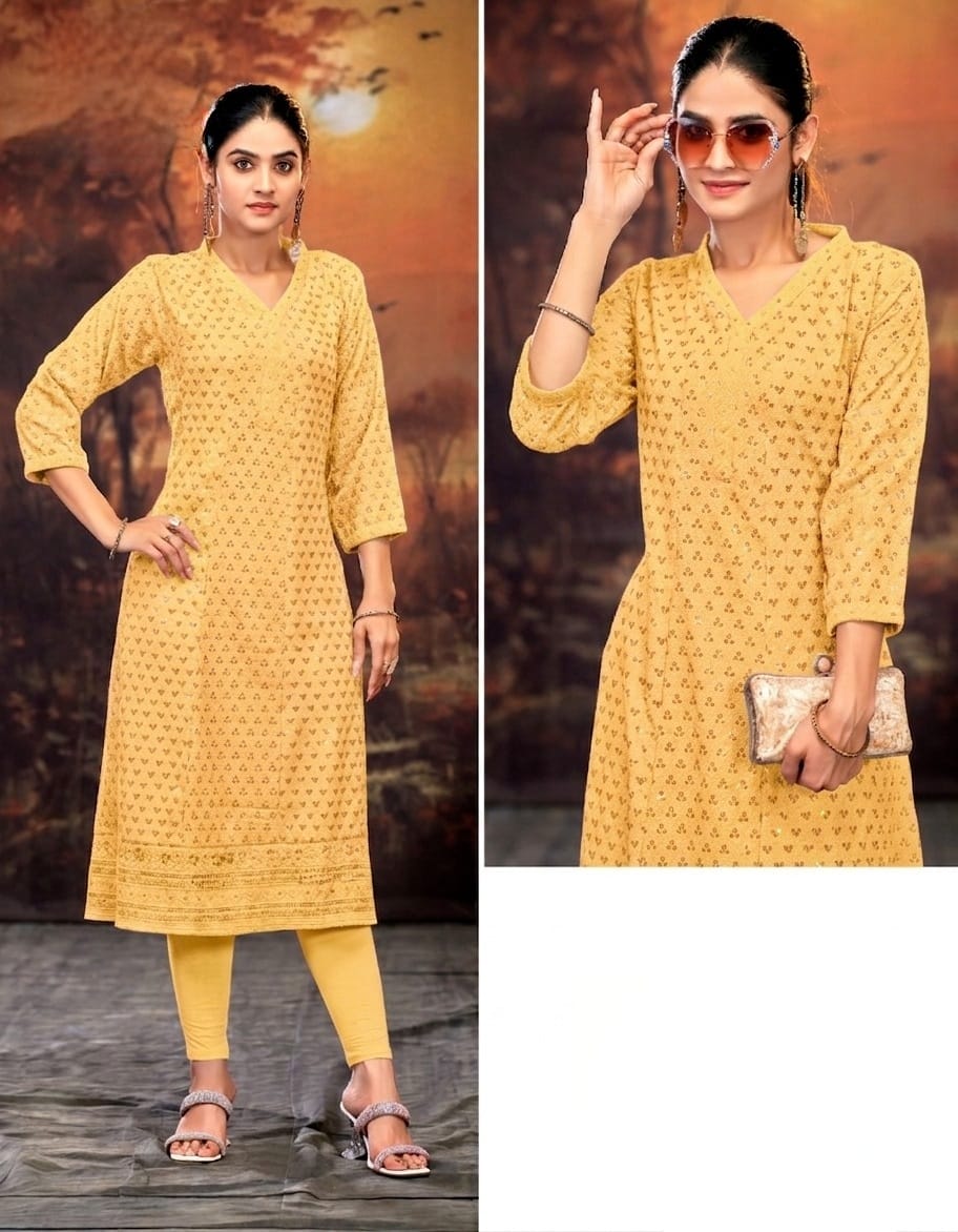 LATEST CHIKANKARI TWO PIECE SET IN WHOLESALE PRICE