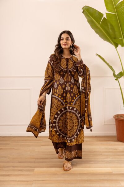 LATEST COTTON THREE PIECE SET COMBO IN WHOLESALE