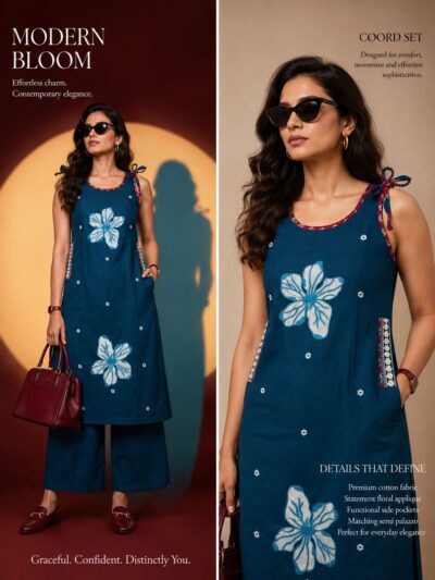 LATEST DHABU COTTON TWO PIECE SET IN BEST PRICE