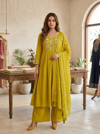 LATEST HANDWORK THREE PIECE COMBO IN WHOLESALE