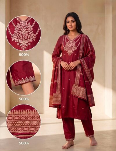 LATEST HANDWORK THREE PIECE SET IN WHOLESALE