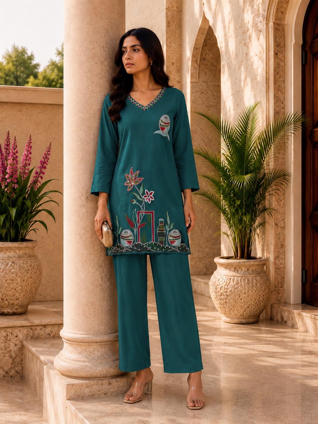 LATEST REYON COTTON CO ORD SET WHOLESALE