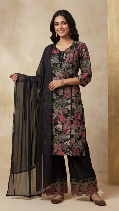 LATEST THREE PIECE COLLECTION IN COMBO