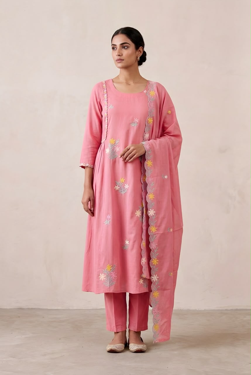 LATEST THREE PIECE COLLECTION IN COMBO