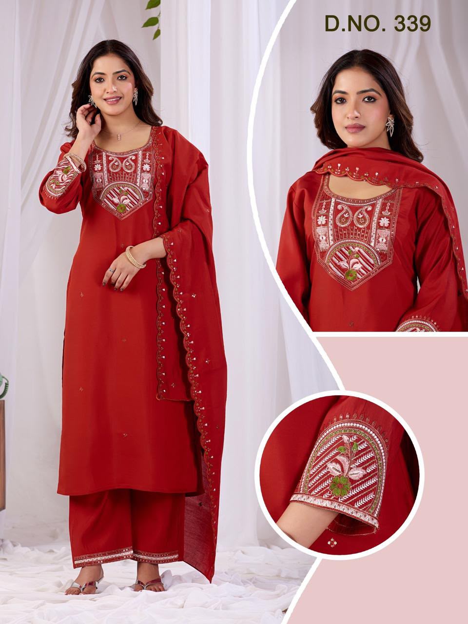 MITTOO 337 & 338 & 339 THREE PIECE SET IN COMBO