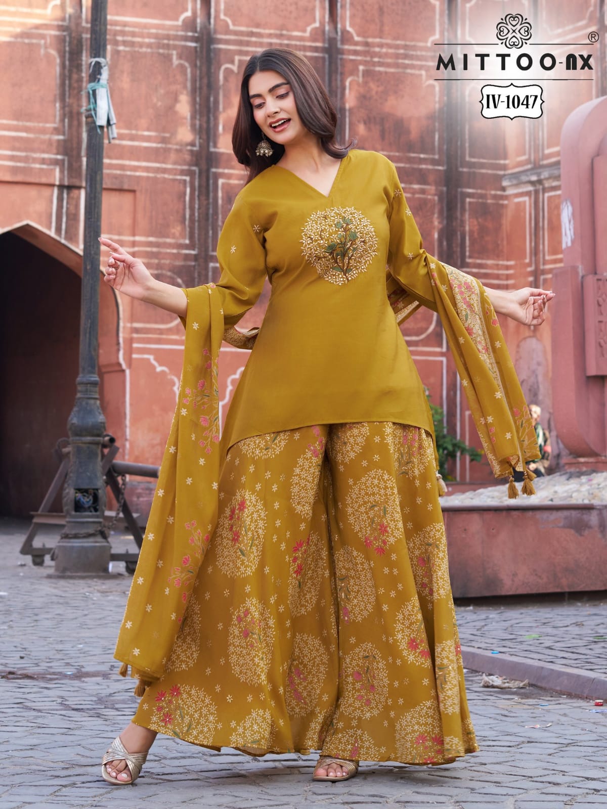 MITTOO NX IV 1047 & 1048 DESIGNER THREE PIECE SET