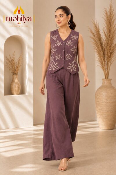 MOHILYA 219 PREMIUM DESIGNER CO ORD SET IN WHOLESALE