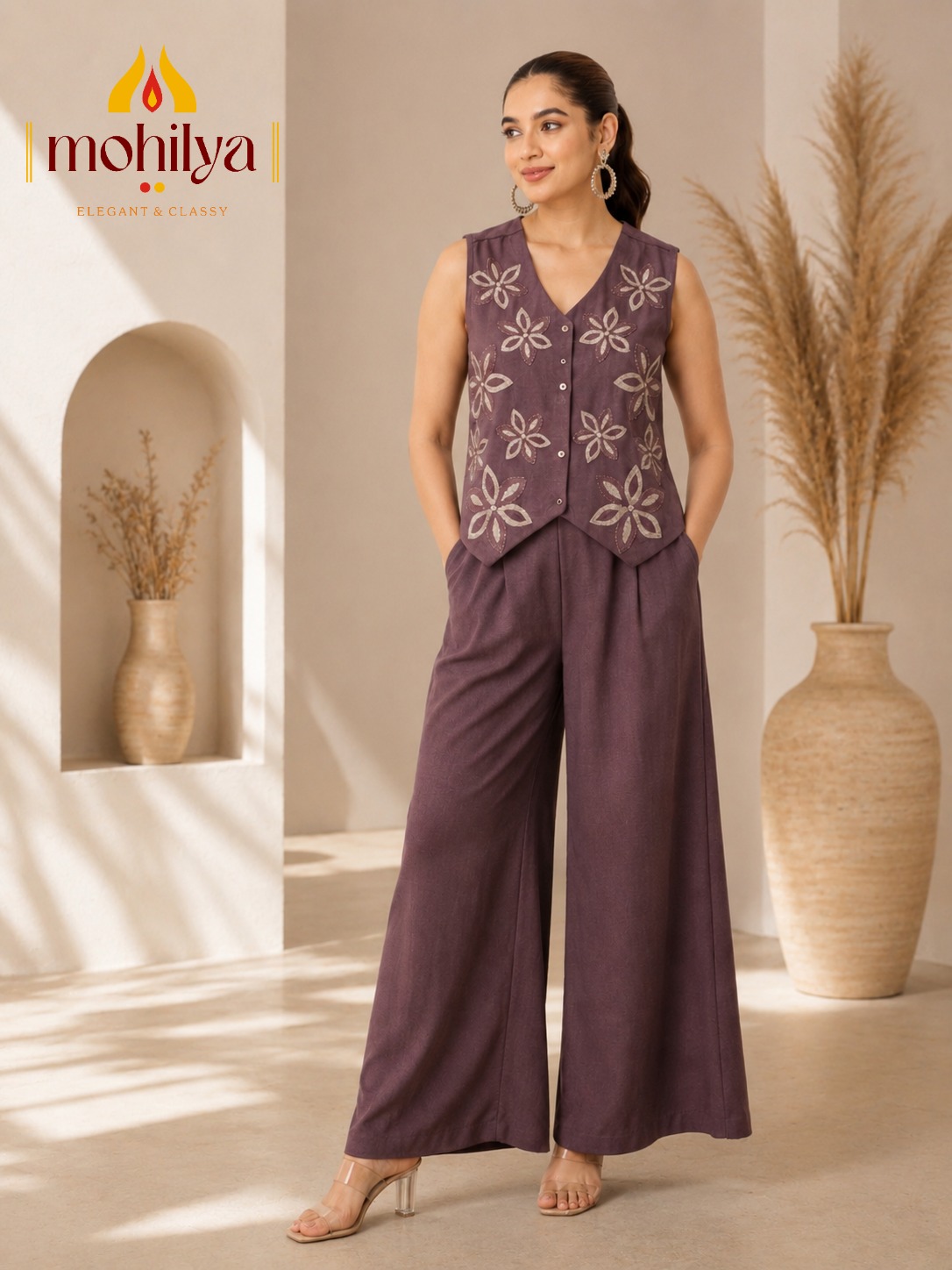 MOHILYA 219 PREMIUM DESIGNER CO ORD SET IN WHOLESALE
