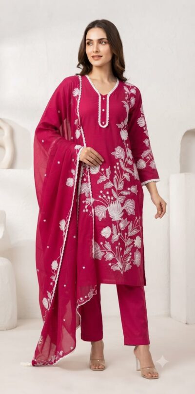 PURE COTTON THREE PIECE SET COMBO IN WHOLESALE
