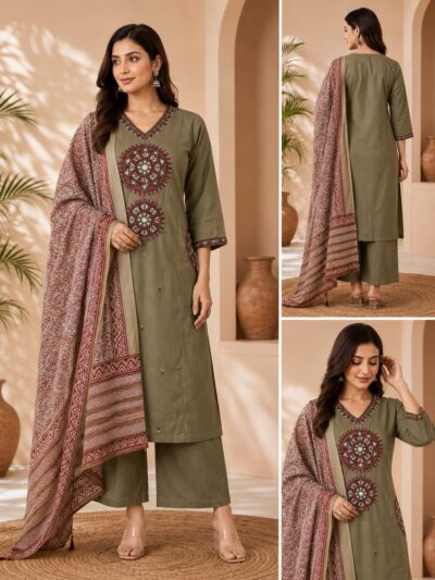PURE COTTON THREE PIECE SET COMBO IN WHOLESALE
