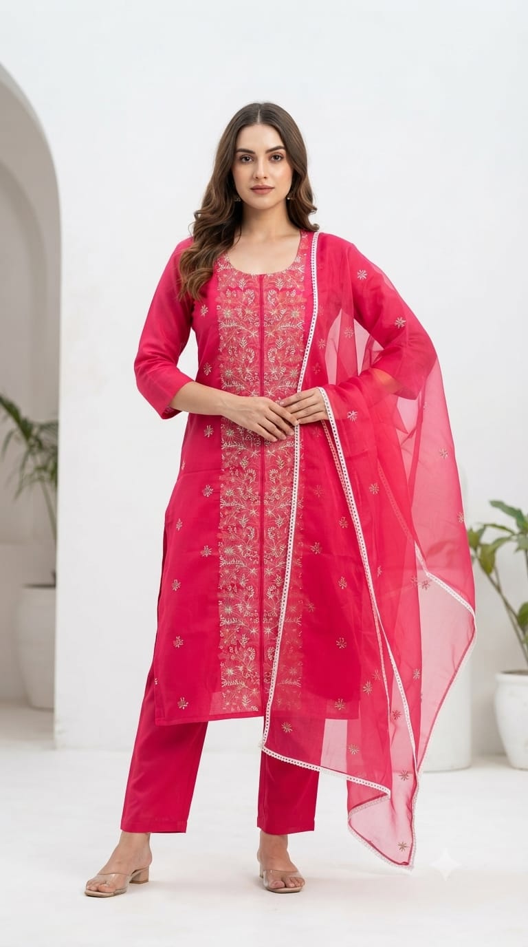 PURE COTTON THREE PIECE SET COMBO IN WHOLESALE
