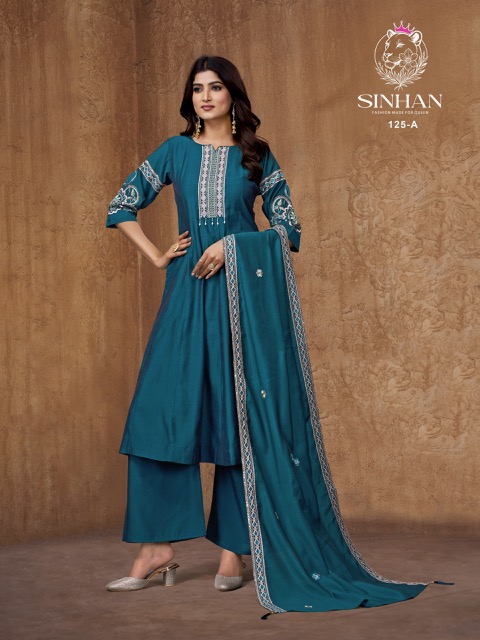 SINHAN 125 ROMAN SILK THREE PIECE SET WHOLESALER