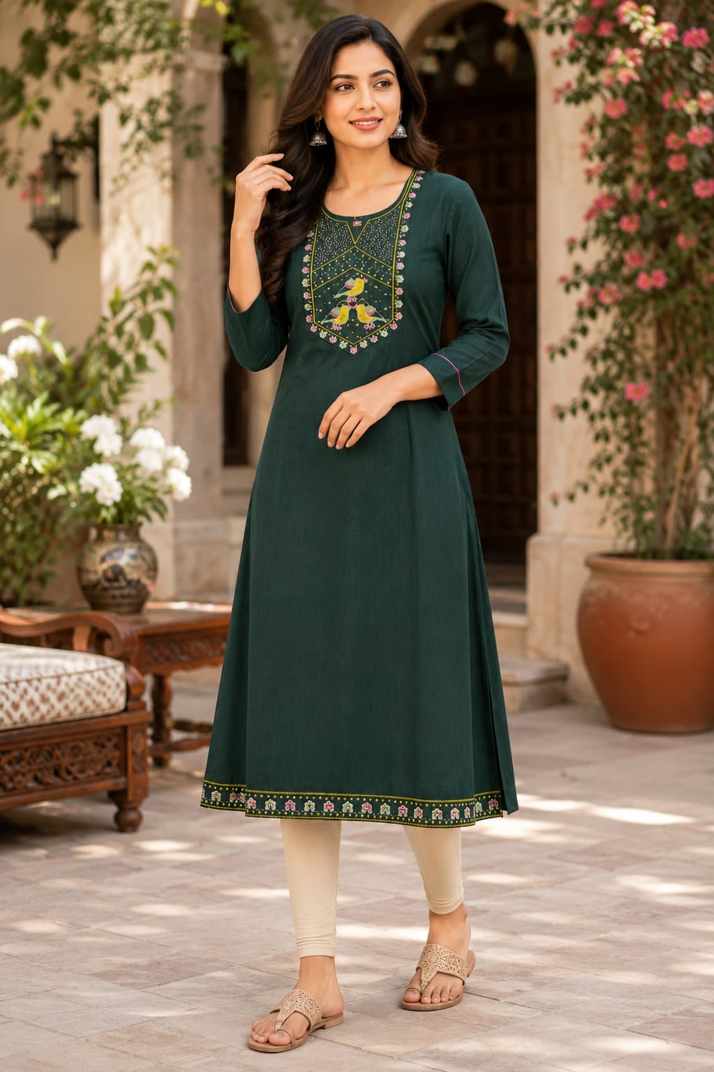 SJ COTTON PRINTED KURTI COMBO IN WHOLESALE