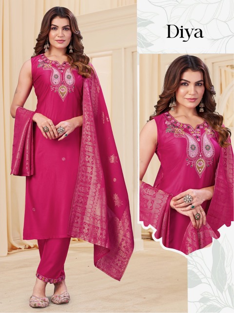 SJ THREE PIECE READYMADE SET IN WHOLESALE
