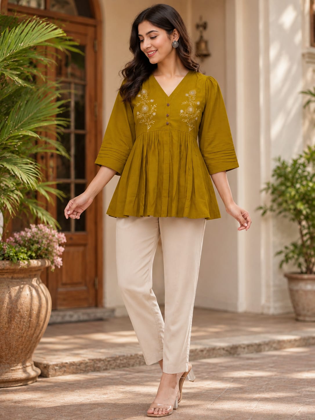 SJ WESTERN HANDWORK SHORT TOP IN WHOLESALE