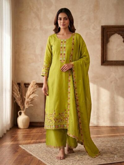 SS DESIGNER HANDWORK THREE PIECE SET IN WHOLESALE