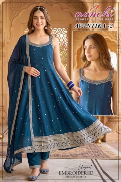 AANCHI AVANTIKA VICHITRA SILK THREE PIECE SET