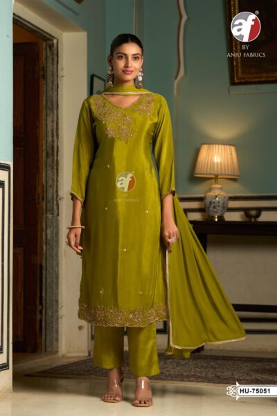 ANJU FABRICS HU 75052 PURE CHINNON DESIGNER COLLECTION