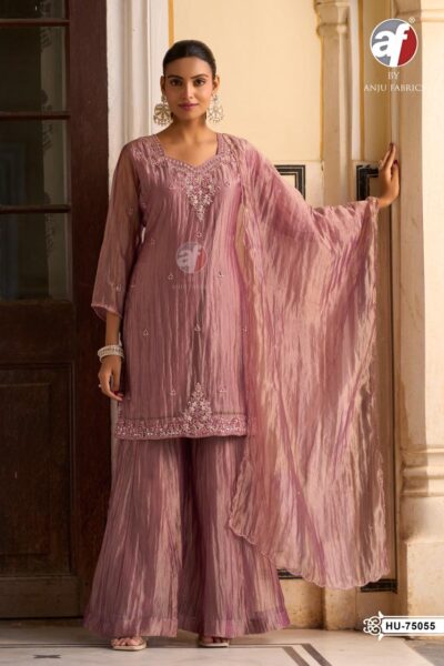 ANJU FABRICS HU 75056 TISSUE ORGANZA SALWAR
