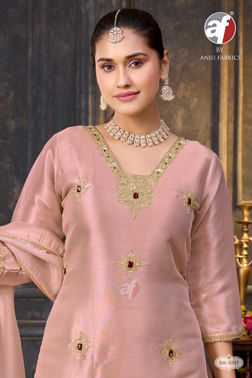 ANJU FABRICS SA 5317 DESIGNER THREE PIECE COLLECTION