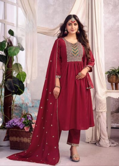 DESIGNER THREE PIECE EMBROIDERED COLLECTION